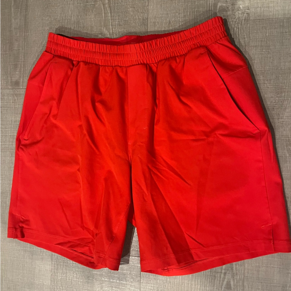 Red lululemon swim trunks size m